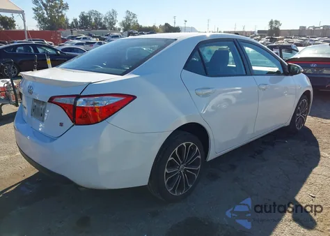 2015 Toyota Corolla S Plus from USA, damaged, VIN 5YFBURHE1FP267714